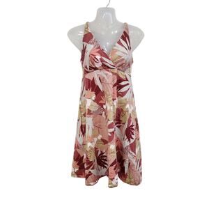 Patagonia Tropical Print Amber Dawn Cotton A-Line Dress Multi Size Small